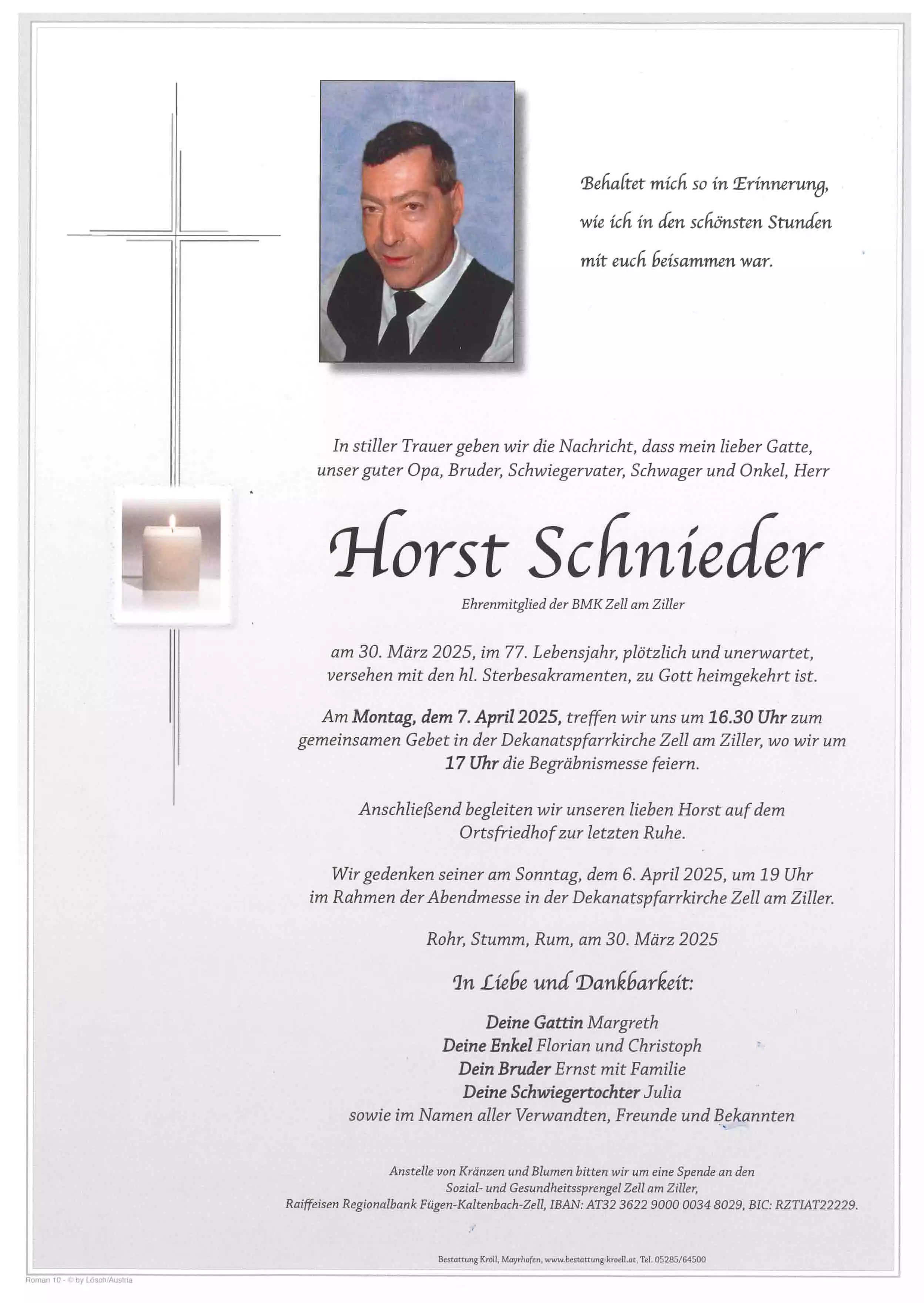 Parte von Horst Schnieder